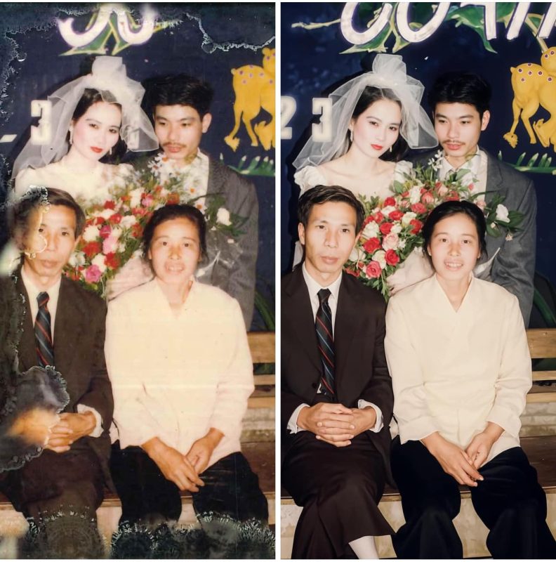 Phục hồi ảnh cưới cũ bị hỏng ở Đà Nẵng Phục hồi ảnh cưới cũ bị hỏng ở Đà Nẵng