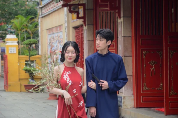 đơn vị chụp hình tết dành cho các cặp đôi tại HCM