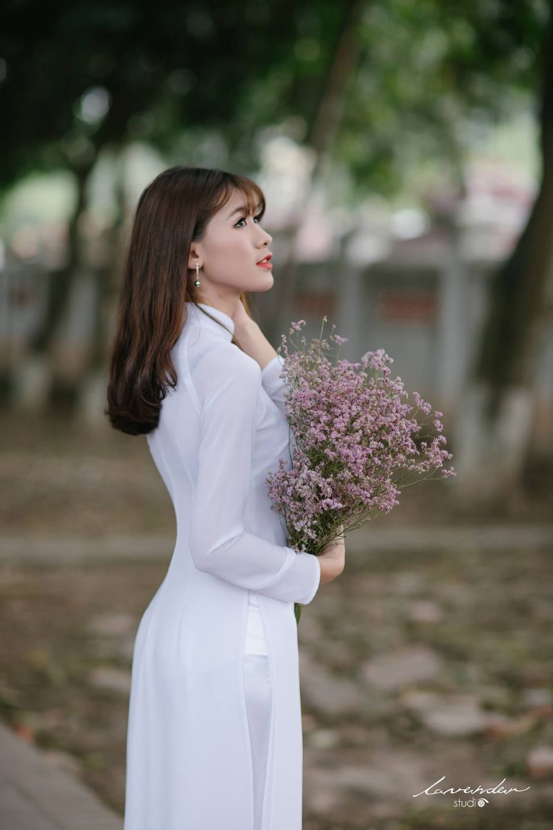 Khám phá concept chụp hình áo dài ấn tượng cho mùa lễ hội