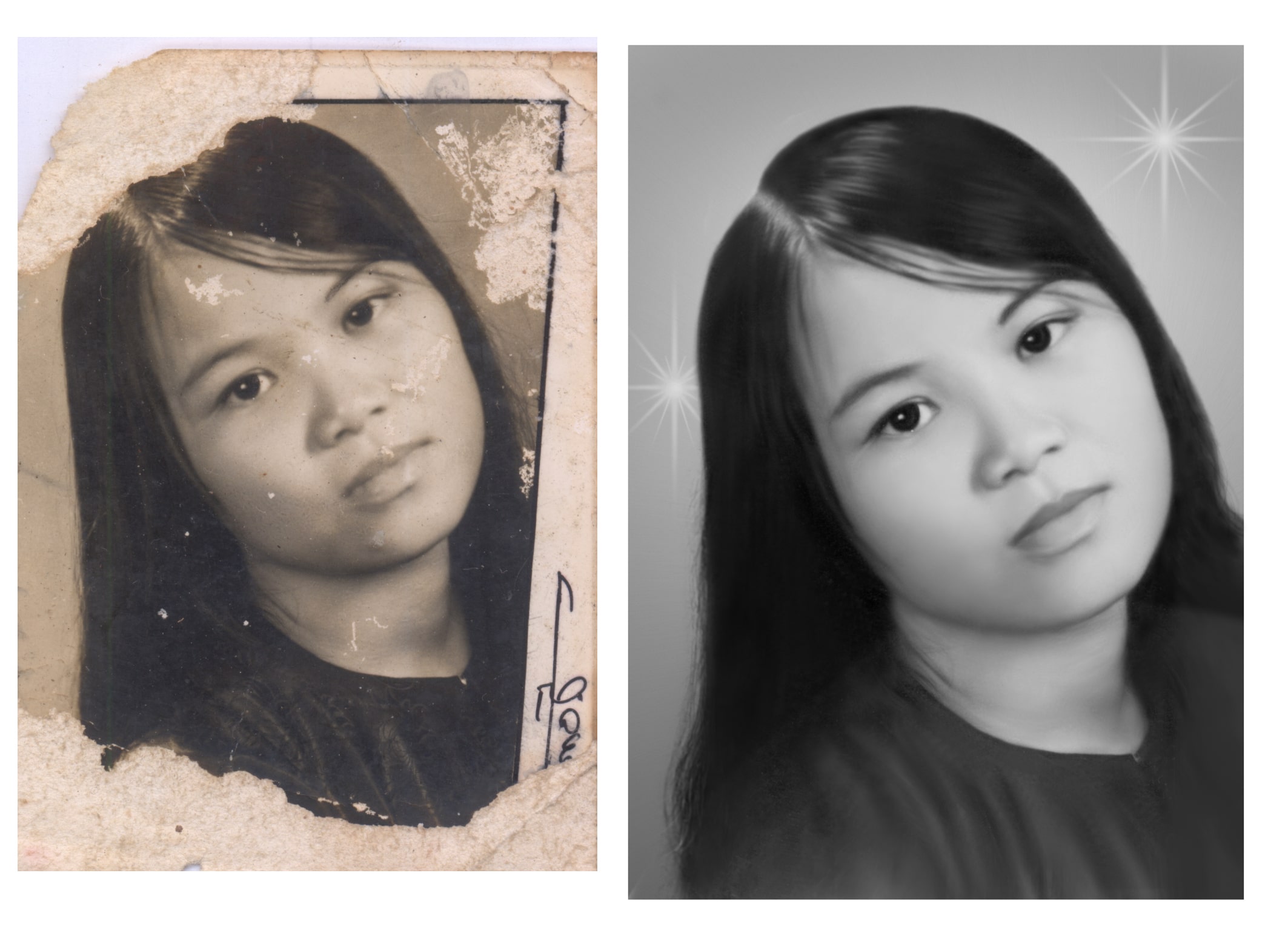 Quy trình ghép ảnh và phục chế ảnh tại dịch vụ uy tín cam kết chất lượng